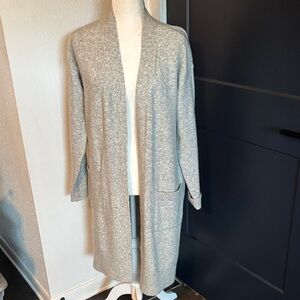 Loft maxi open cardigan